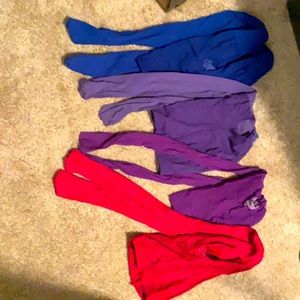 Colored solid tights